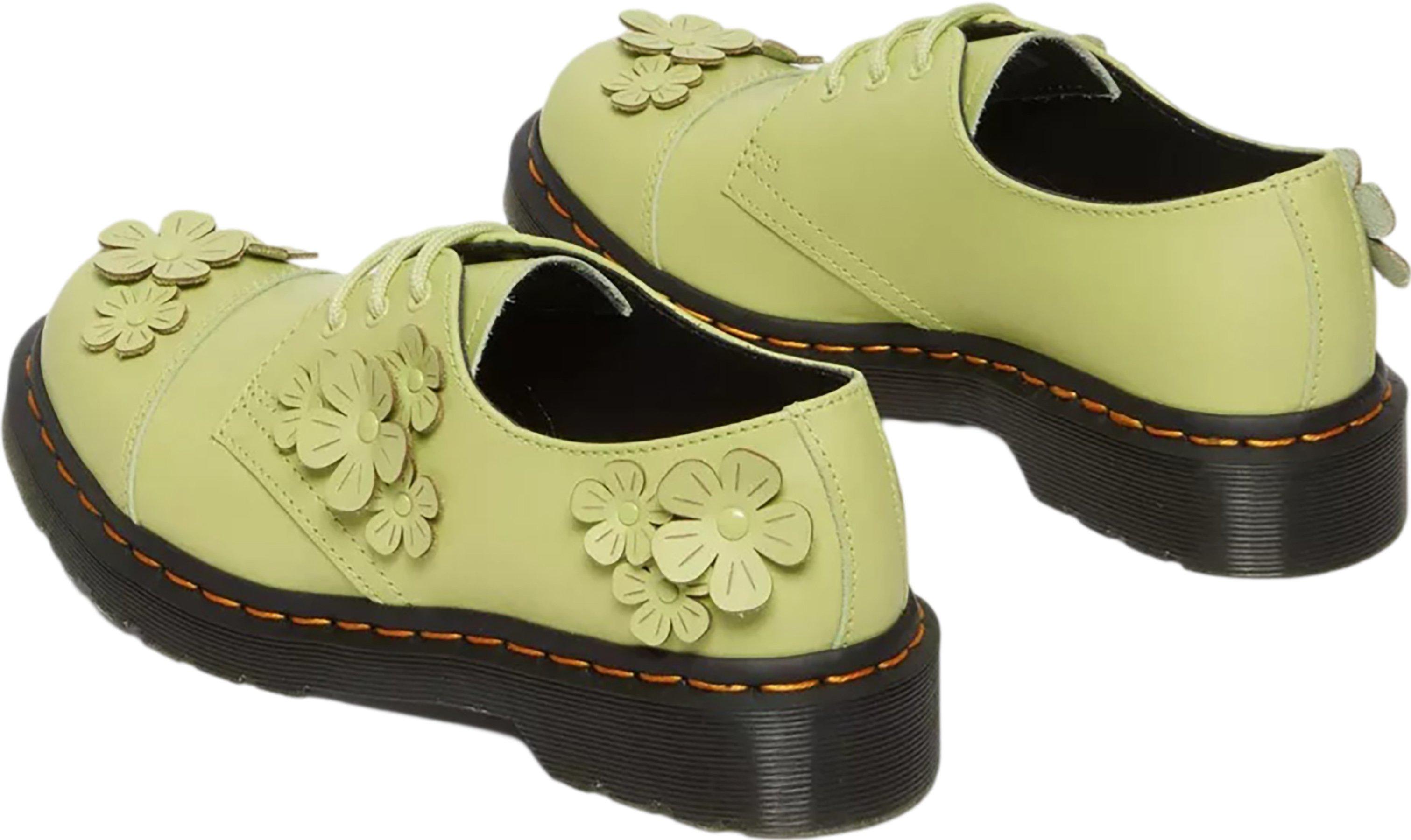 Product gallery image number 2 for product 1461 Flower Applique Leather Oxford Shoes - Women's