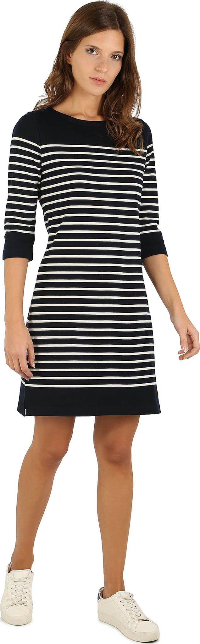 Product gallery image number 2 for product Ile-Tudy Thick Cotton Breton Striped Dress - Women's