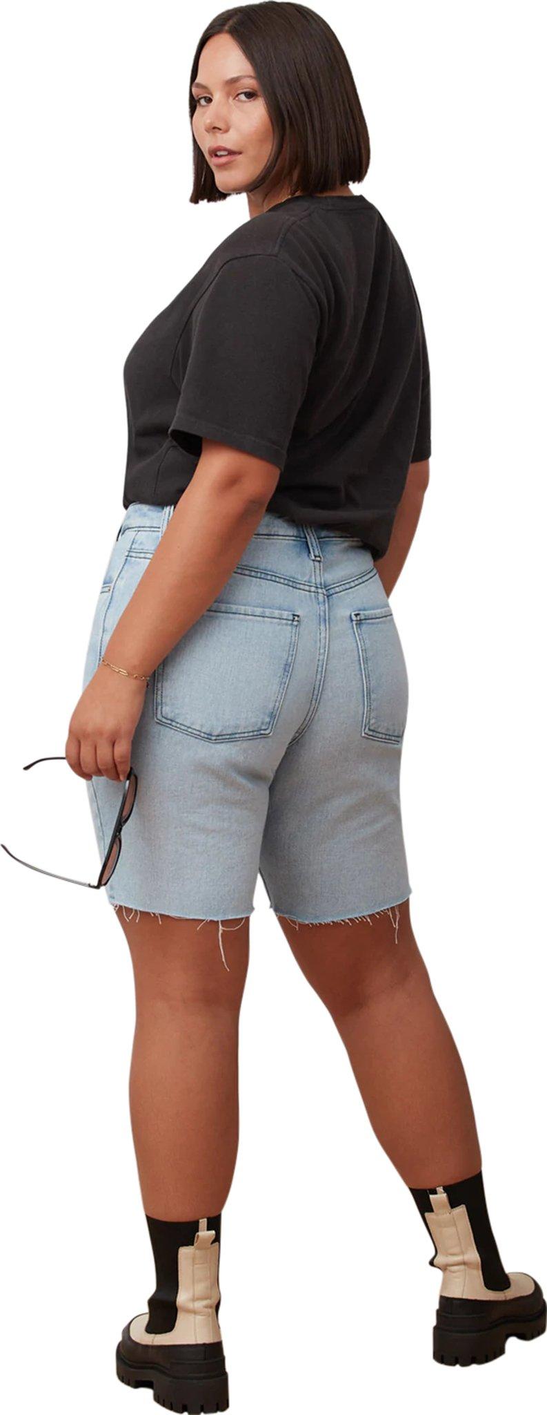 Numéro de l'image de la galerie de produits 3 pour le produit Short en denim droit à taille haute Chloe/Mia - Femme