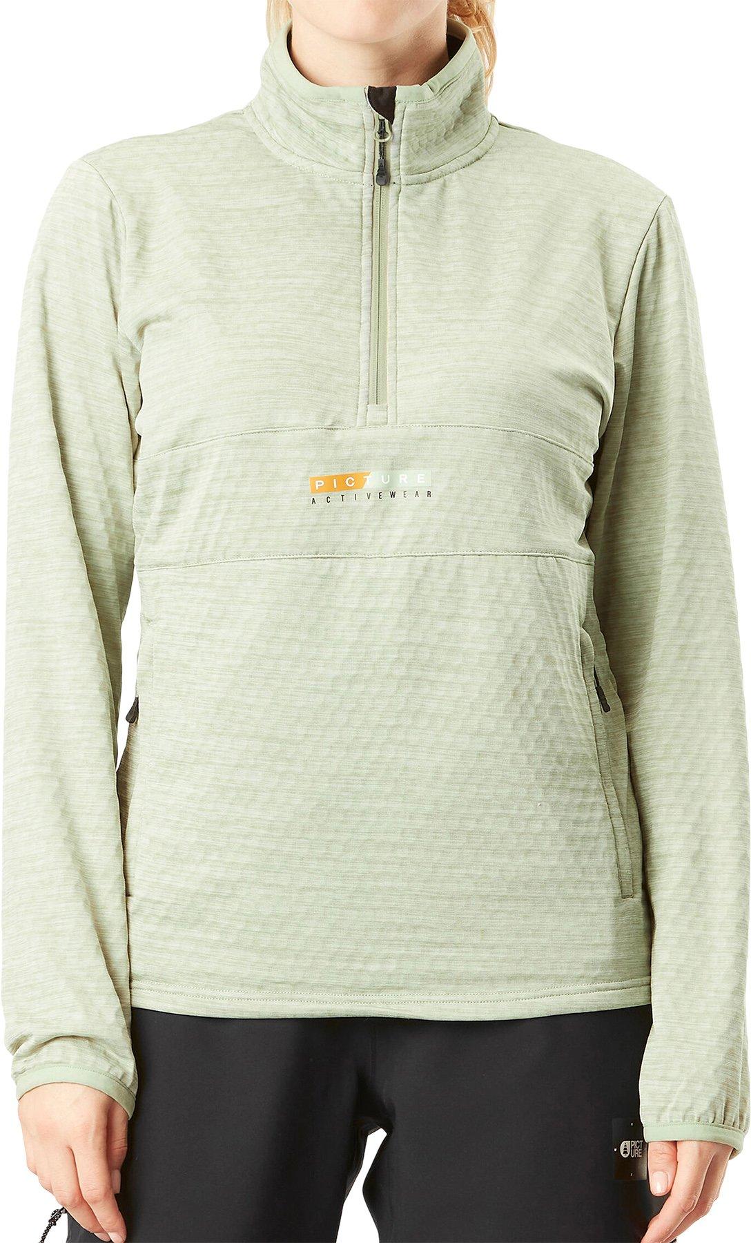 Product gallery image number 4 for product Tahita 1/4 Zip Grid Fleece Pullover - Women's