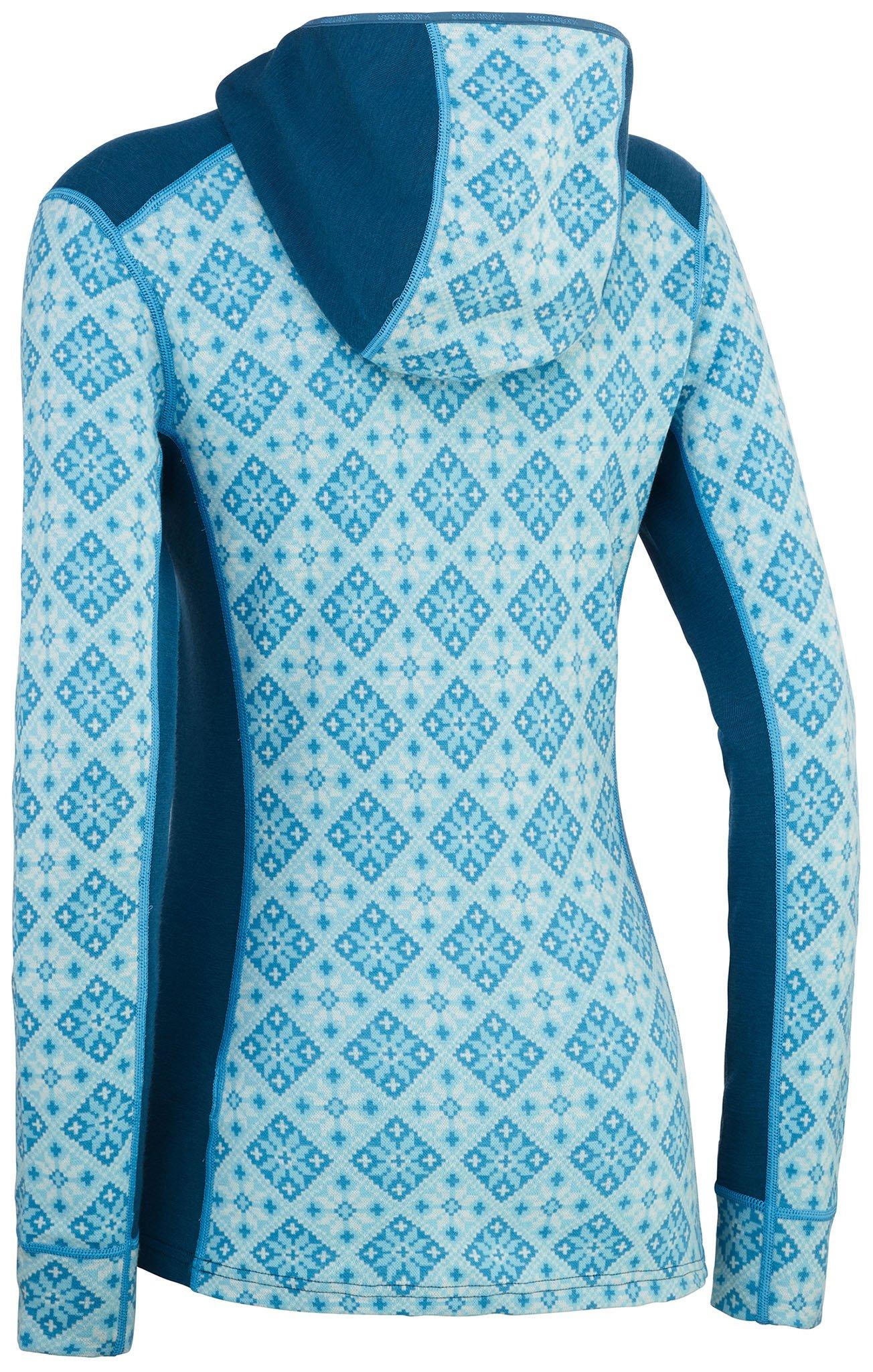 Product gallery image number 2 for product Rose Half-Zip Base Layer Top with Hood - Women's