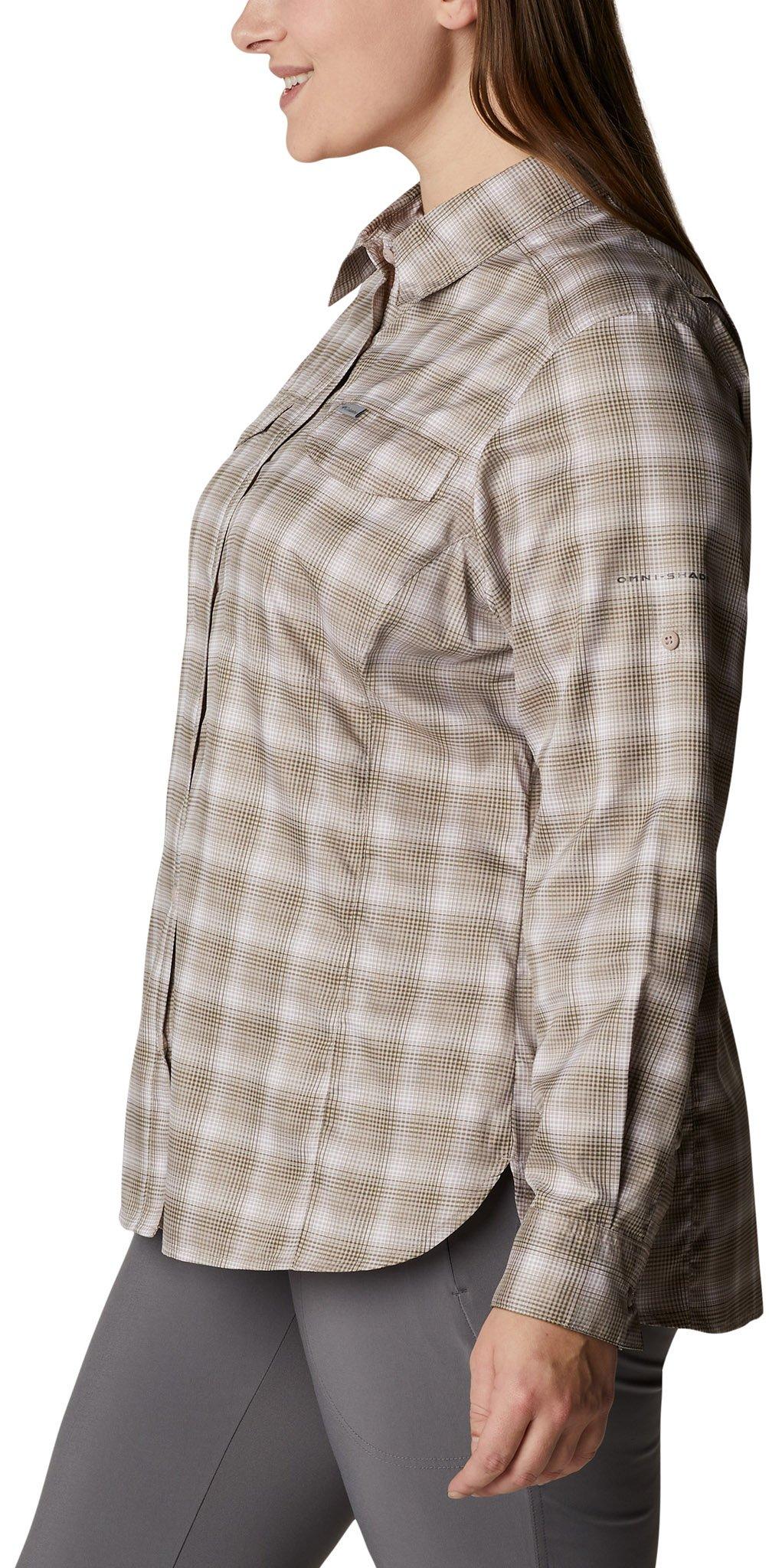 Product gallery image number 3 for product Silver Ridge Lite Plaid Long Sleeve Shirt Plus Size - Women's