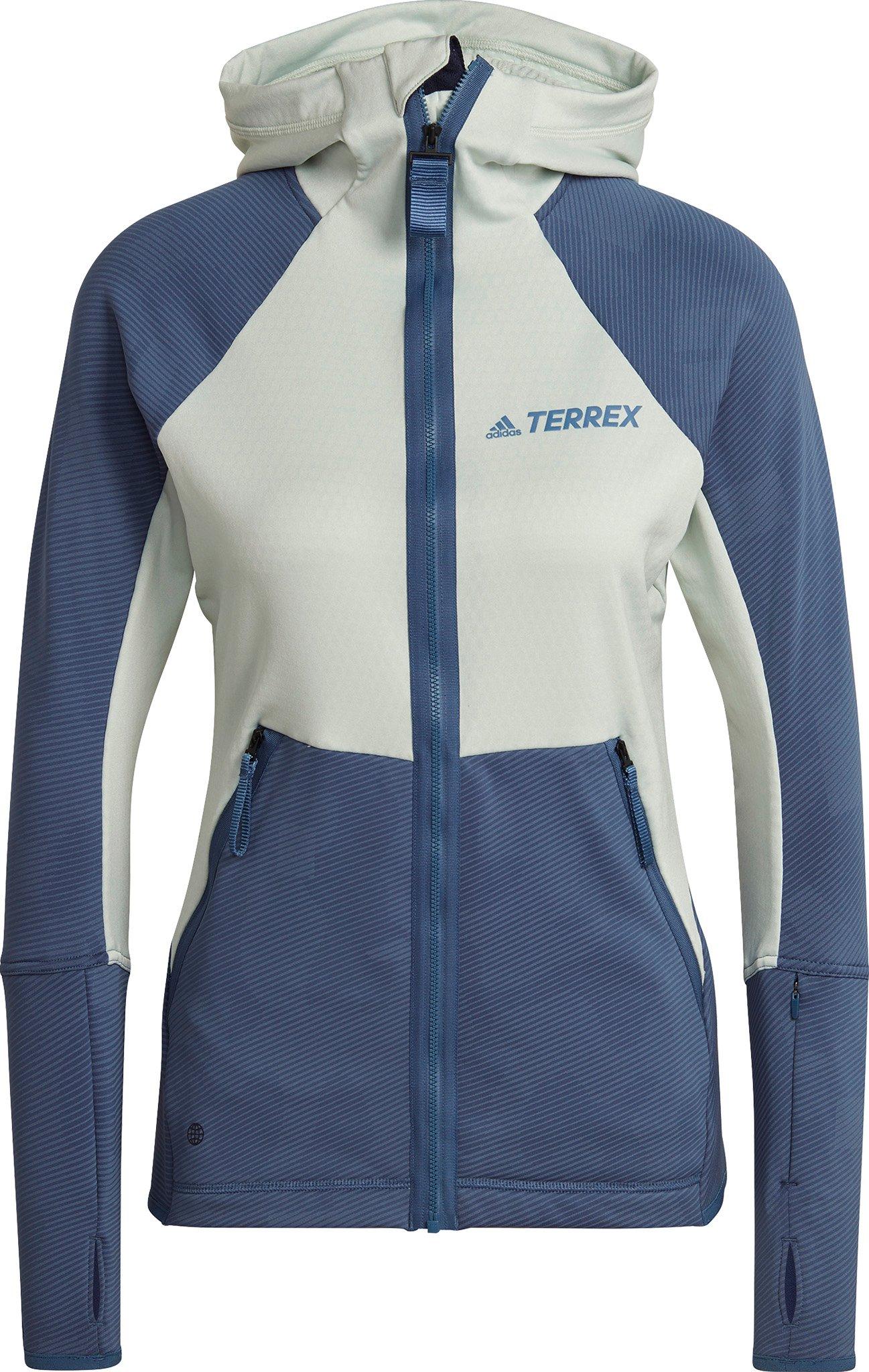 Product gallery image number 1 for product Terrex Tech Flooce Hooded Hiking Fleece Shirt - Women's