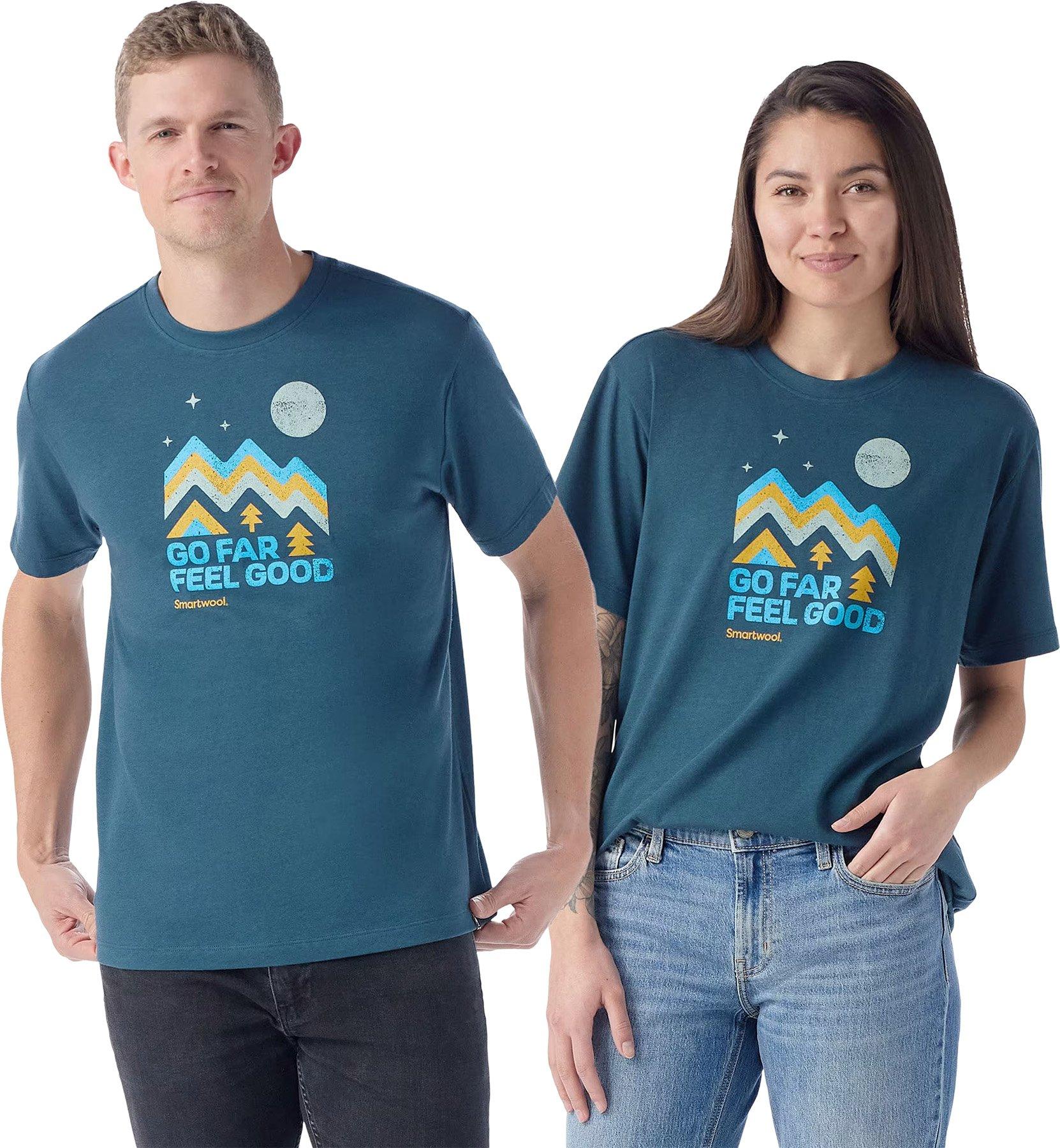 Numéro de l'image de la galerie de produits 2 pour le produit T-shirt à manches courtes graphique Alpine Sky - Unisexe