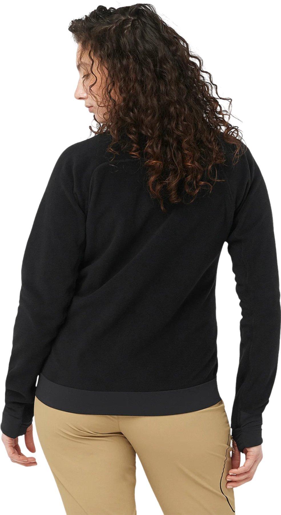 Numéro de l'image de la galerie de produits 2 pour le produit Manteau couche intermédiaire à demi-glissière Essential Micro Fleece - Femme