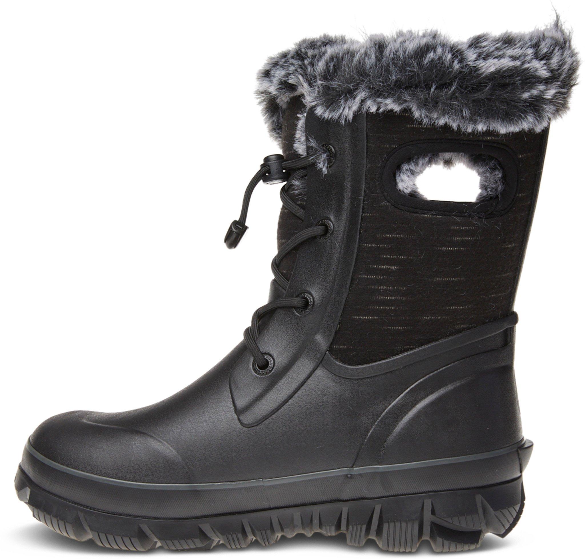 Product gallery image number 3 for product Arcata II Cozy Plaid Winter Boots - Kids