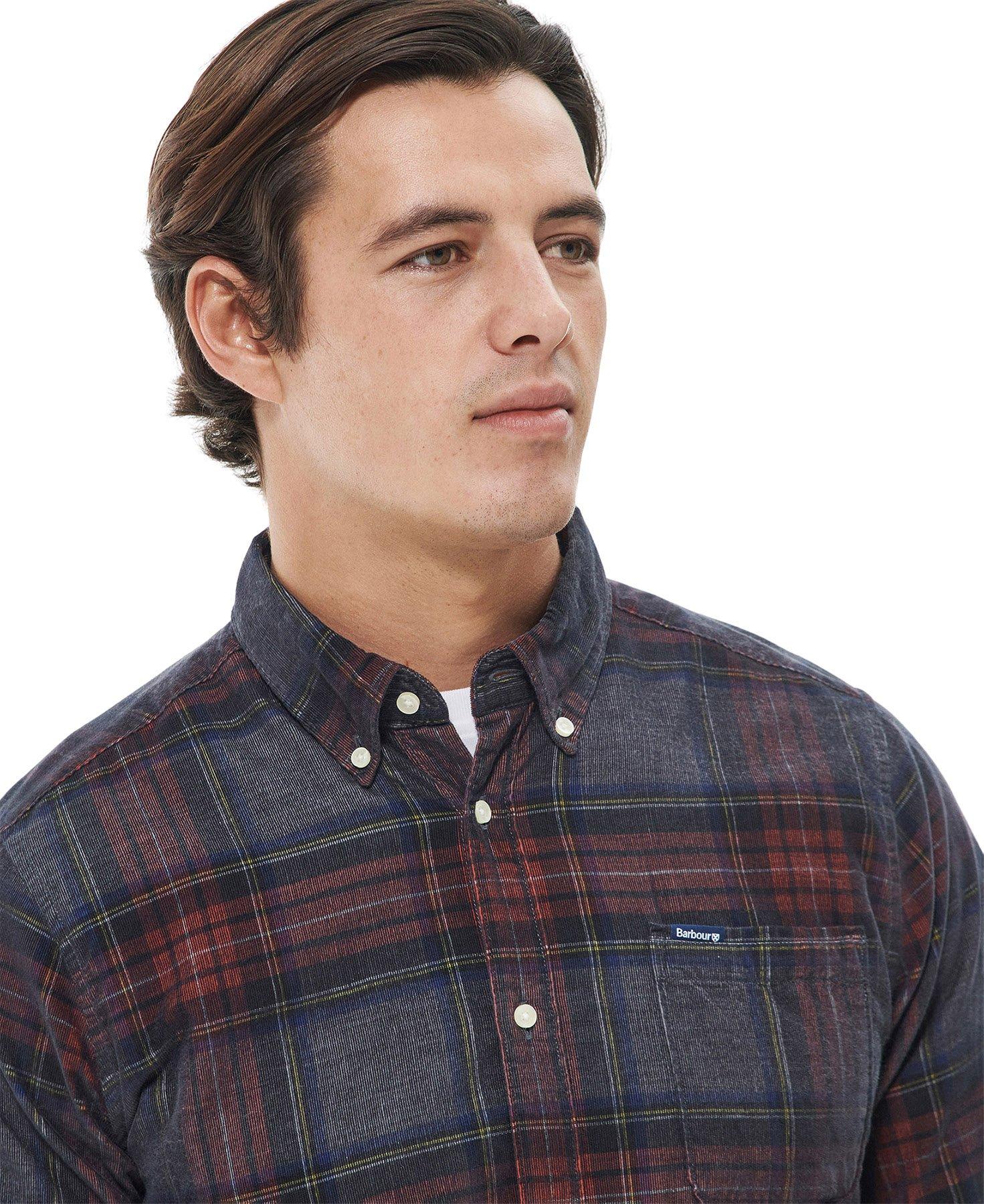 Product gallery image number 3 for product Southfield Tailored Checked Corduroy Shirt - Men's