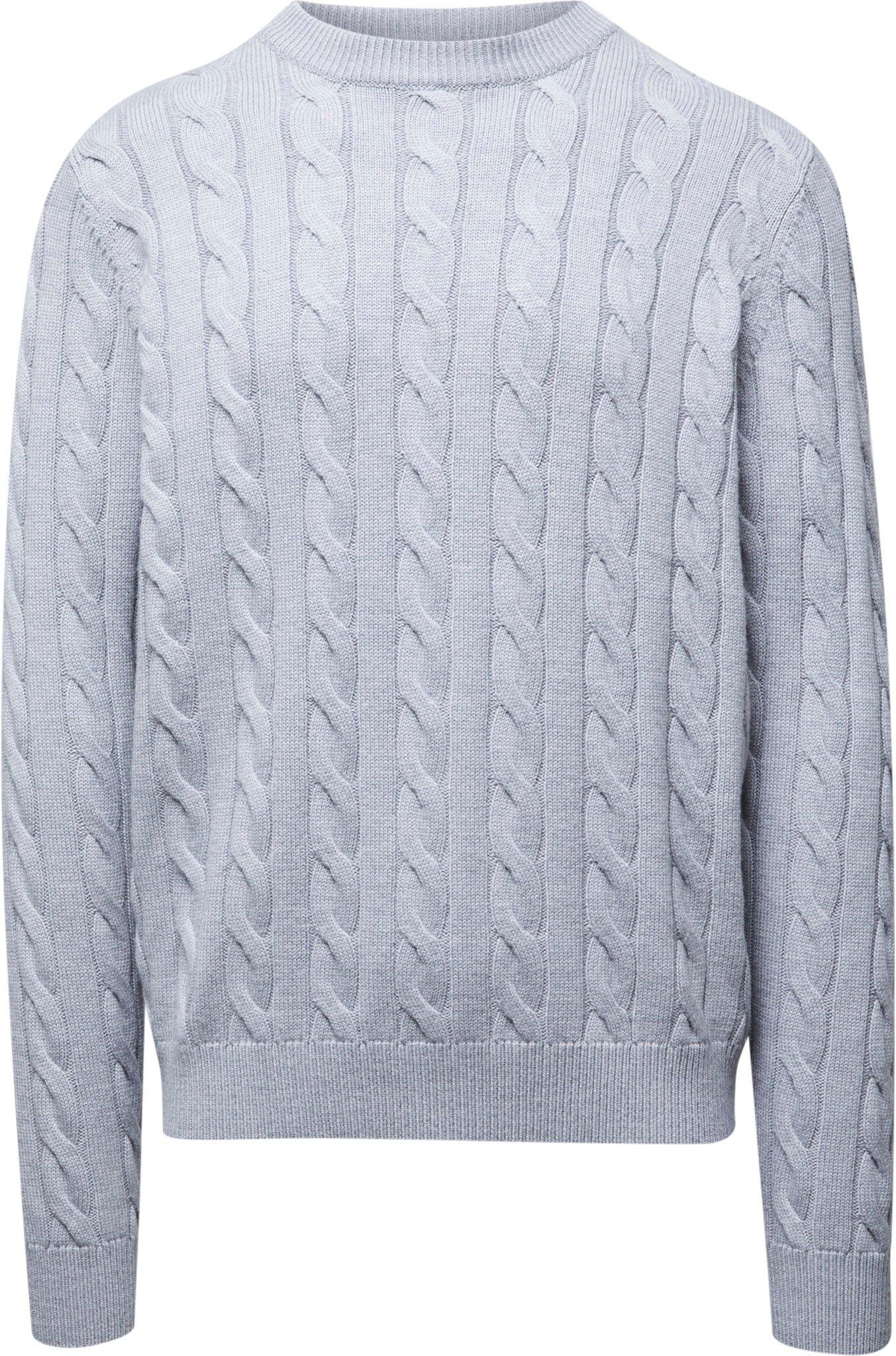 Product gallery image number 1 for product Dalston Midweight Merino Cable Knit Sweater - Unisex