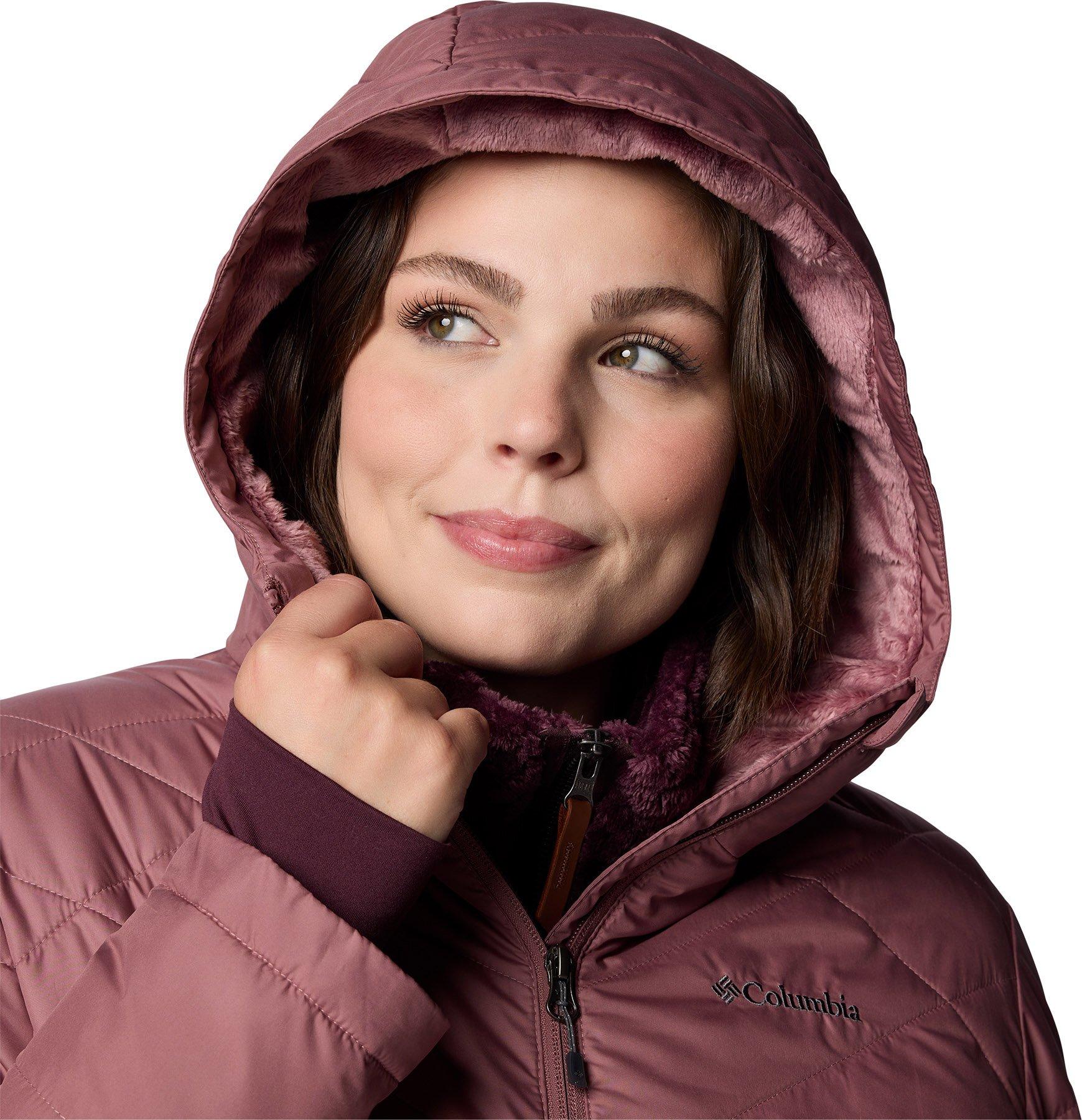 Product gallery image number 3 for product Heavenly Plus Size Long Hooded Jacket - Women's