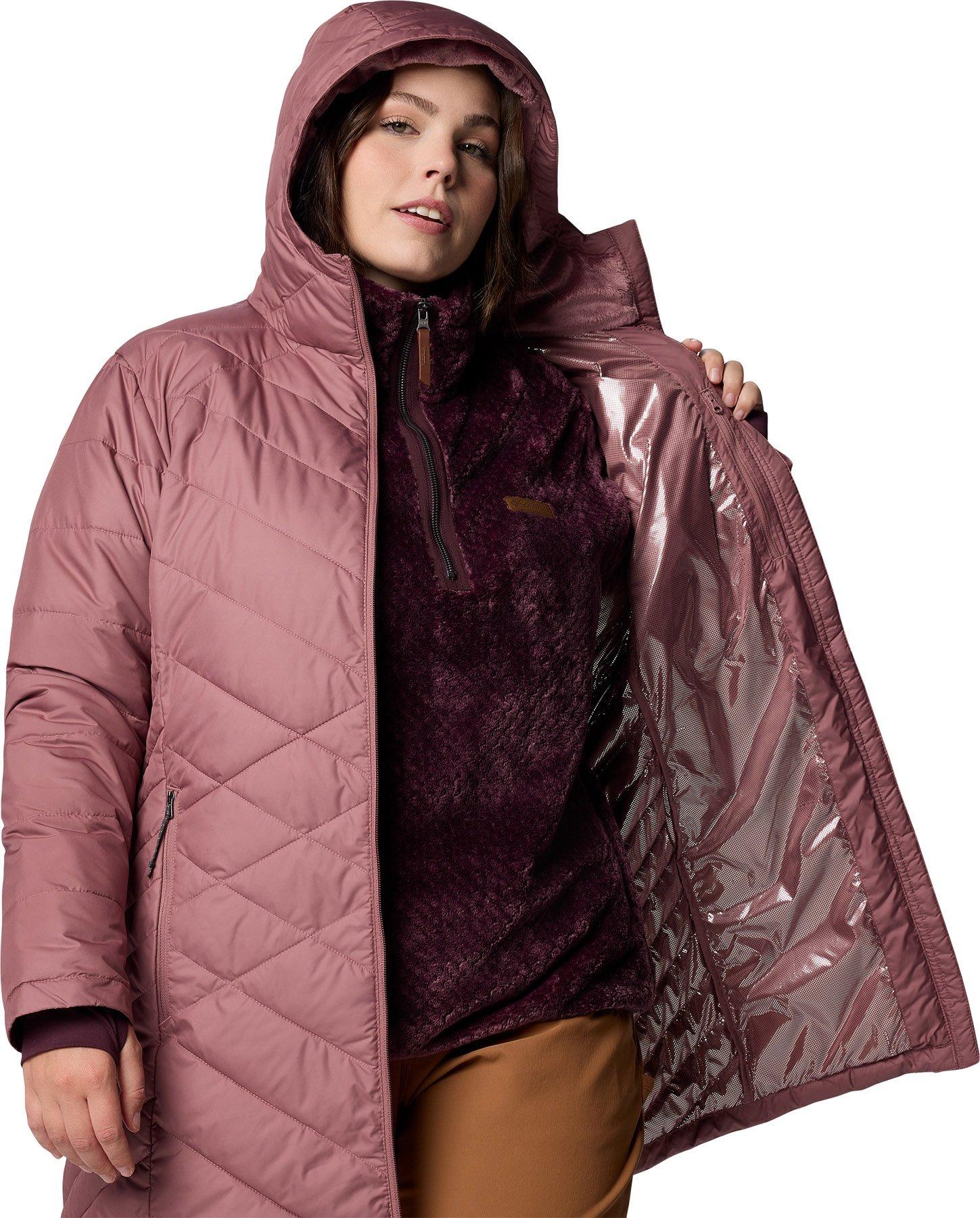 Product gallery image number 4 for product Heavenly Plus Size Long Hooded Jacket - Women's