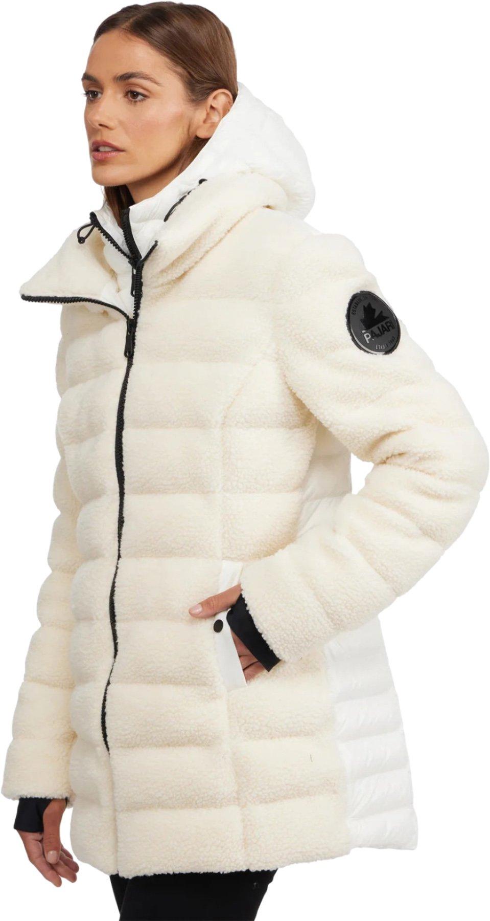 Product gallery image number 5 for product Yvaine Mixed Media Lightweight Puffer Jacket with Detachable Hood - Women's