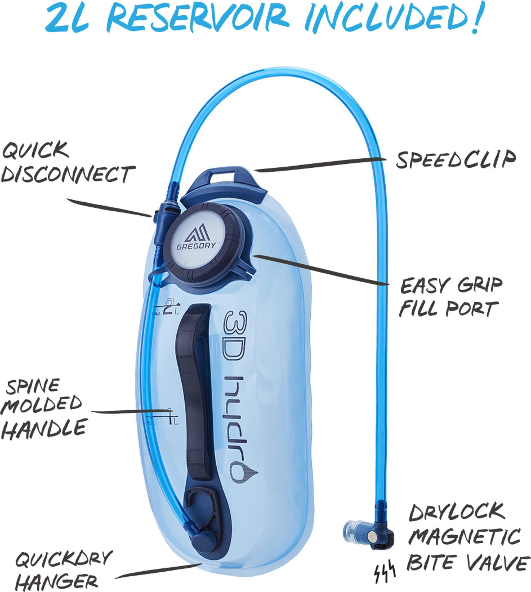 Gregory Tempo H2O Hydration Pack 3L - Unisex | The Last Hunt