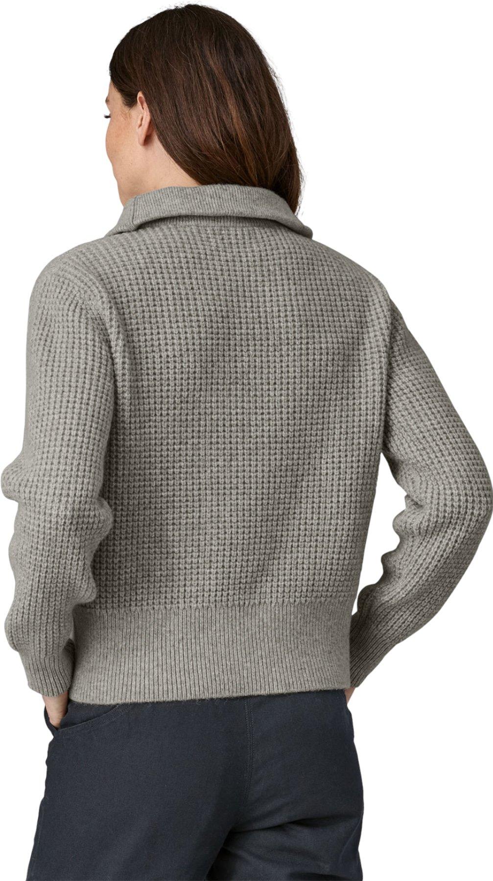 Product gallery image number 2 for product Recycled Wool-Blend 1/4 Zip Sweater - Women's