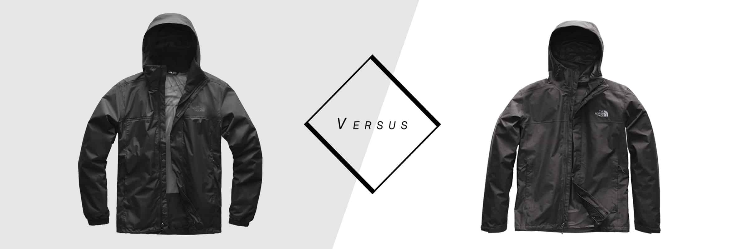 The North Face: Resolve 2 Raincoat VS Venture 2 Raincoat