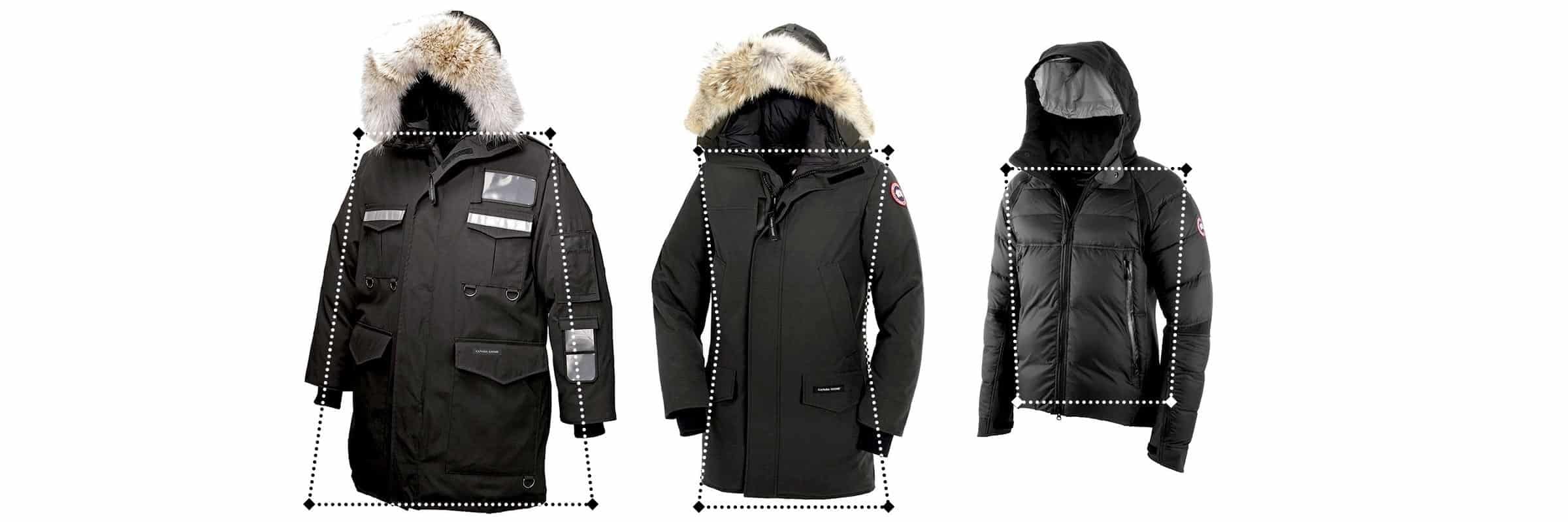 Canada Goose : tailles et coupes