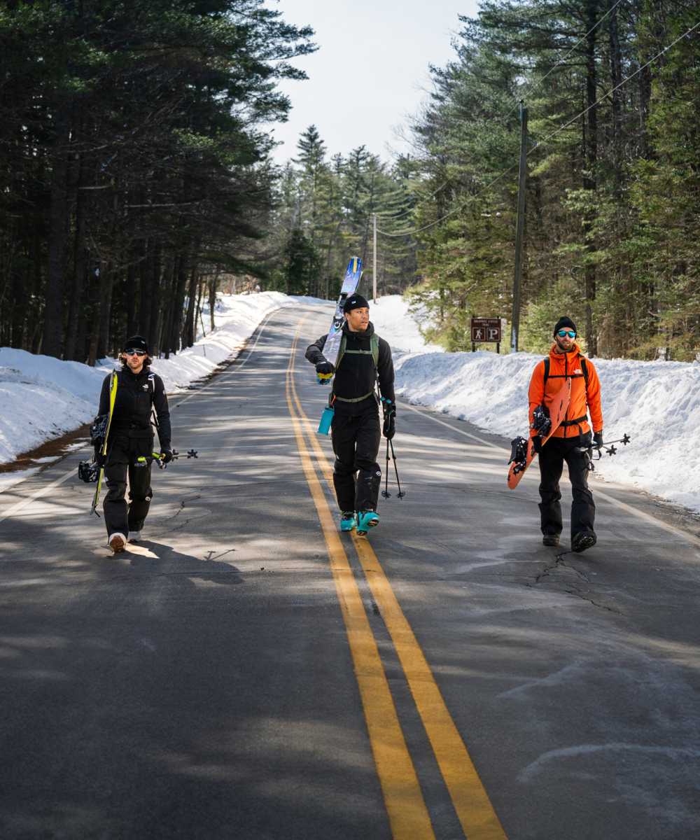 Skiing in the Shadows of the Presidential Range