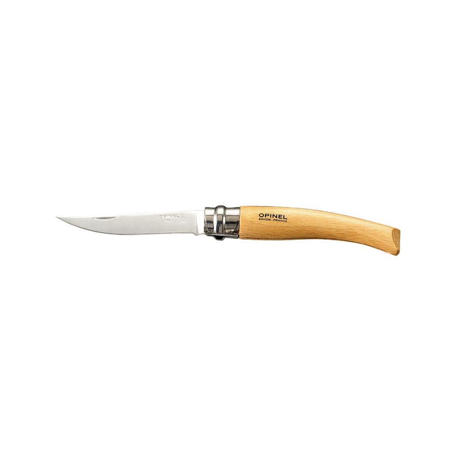 Product gallery image number 1 for product Slim Knife No.08 Beechwood Handle Stainless Bladee