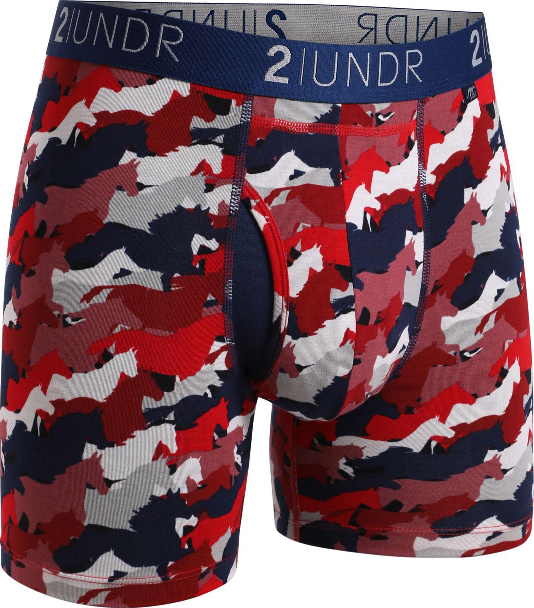 Product gallery image number 1 for product Swing Shift Boxer Brief - Stripes - Men's