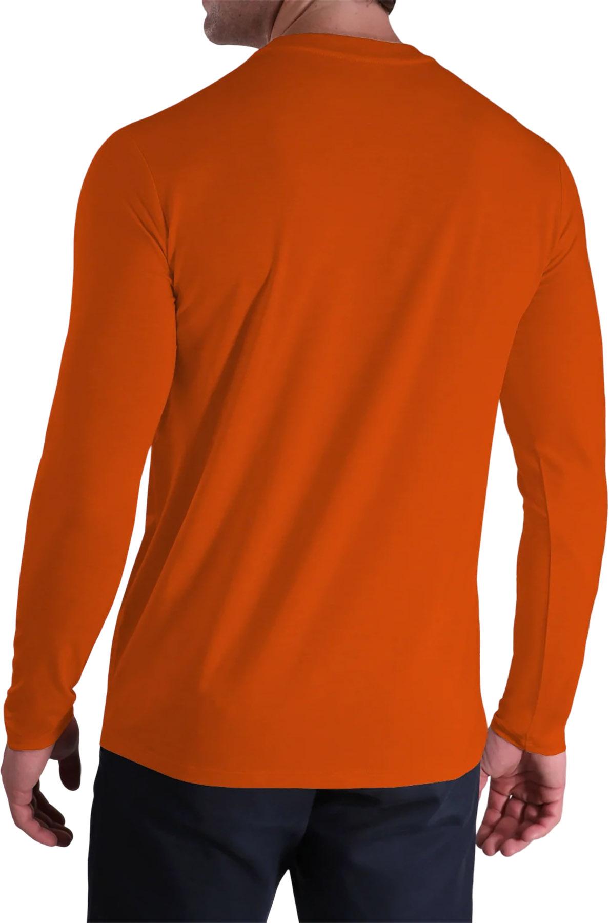 Product gallery image number 2 for product T-shirt à col rond et manches longues Luxury - Homme