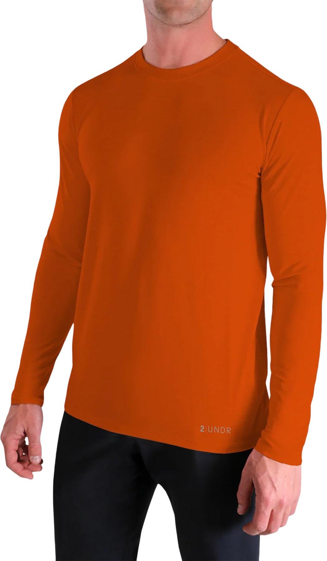 Product gallery image number 3 for product T-shirt à col rond et manches longues Luxury - Homme