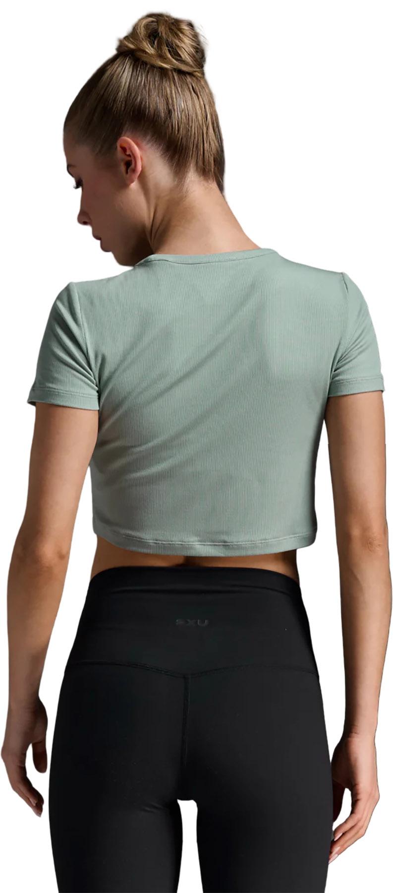 Product gallery image number 3 for product Fluid Modal Ribbed Crop T-Shirt - Women's