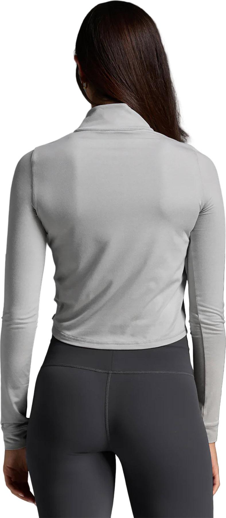 Product gallery image number 2 for product Flex Crop 1/2 Zip Long Sleeve Top - Women's
