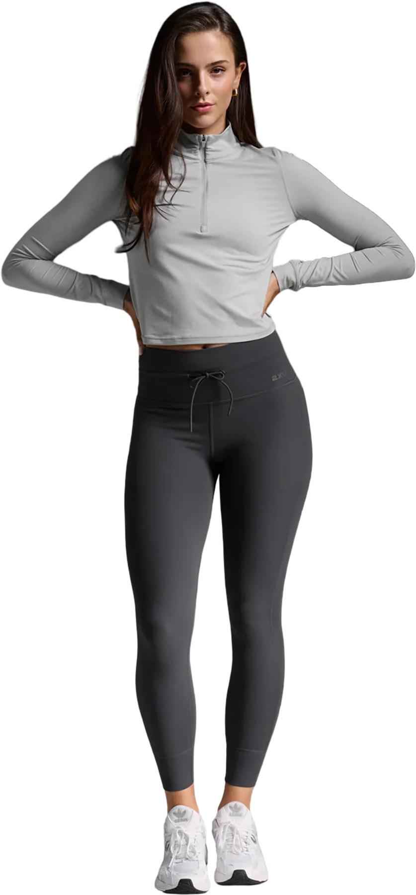 Product image for Flex Crop 1/2 Zip Long Sleeve Top - Women's