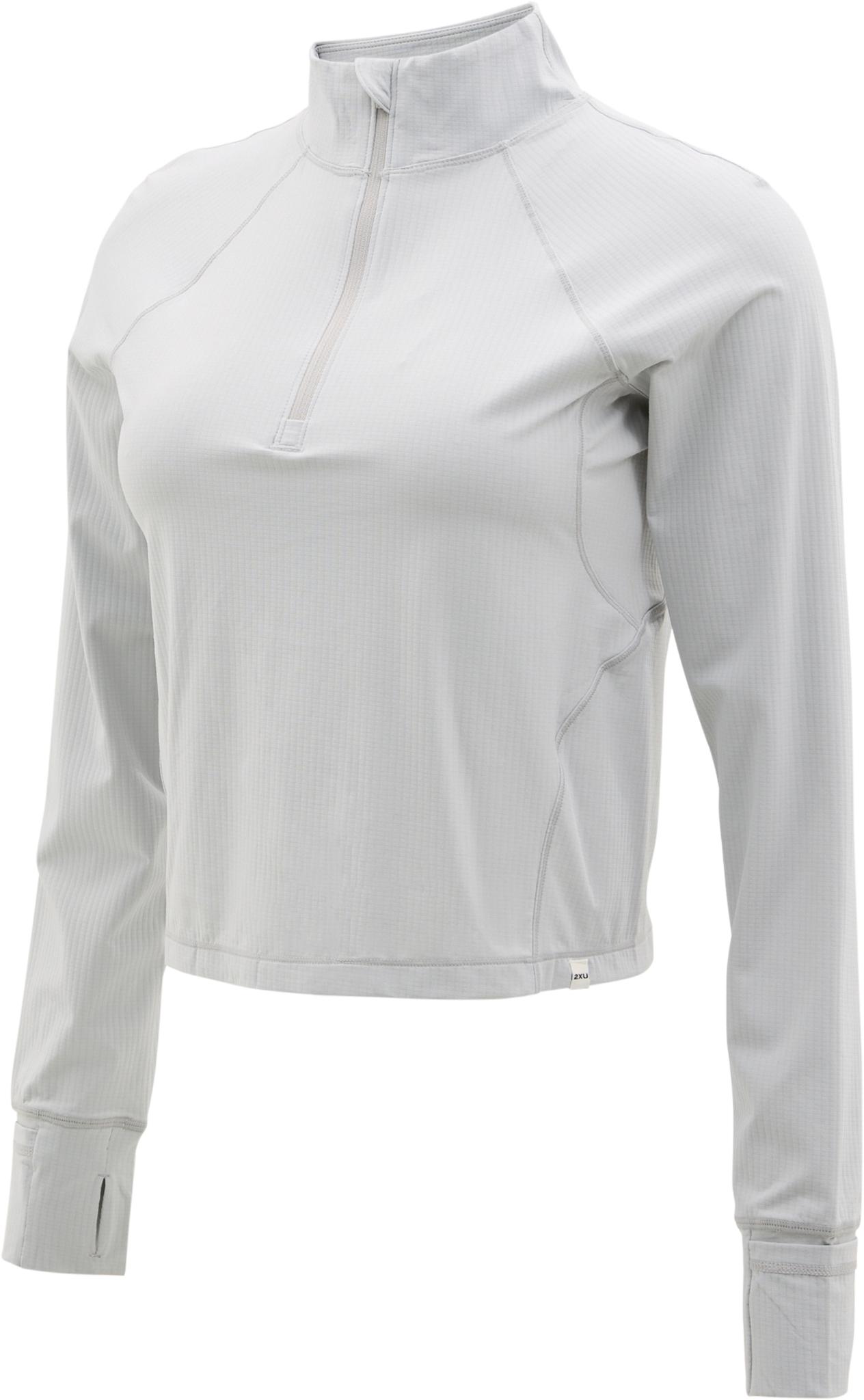 Product gallery image number 2 for product Flex Waffle 1/2 Zip Long Sleeve T-Shirt - Women’s