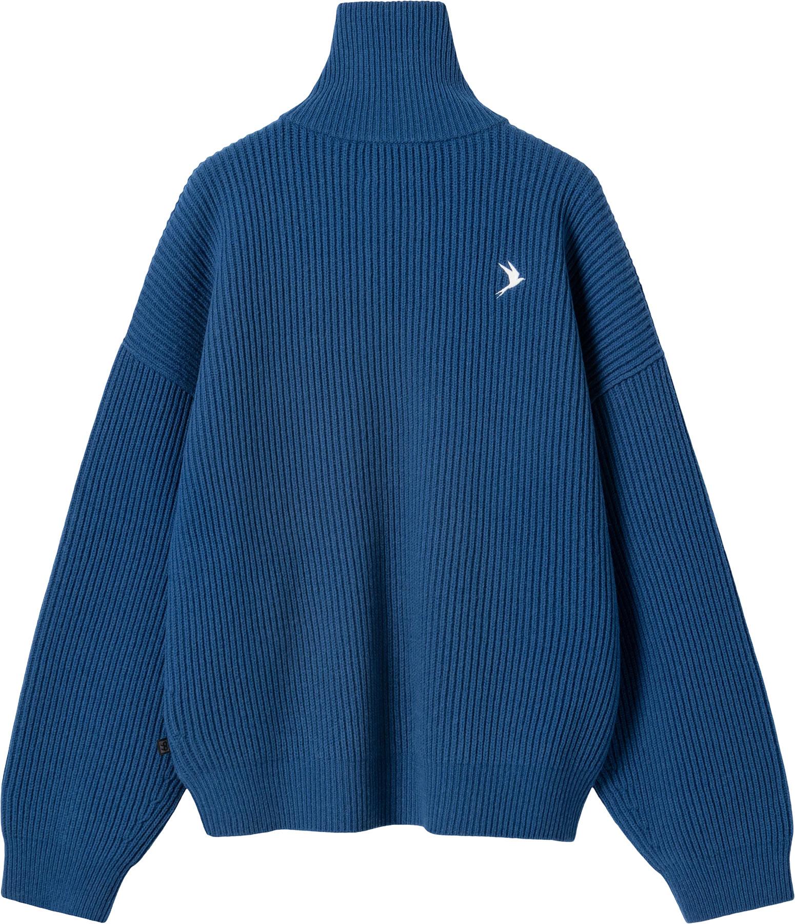 Product gallery image number 2 for product Vonarstræti Zipped Wool Sweater - Unisex