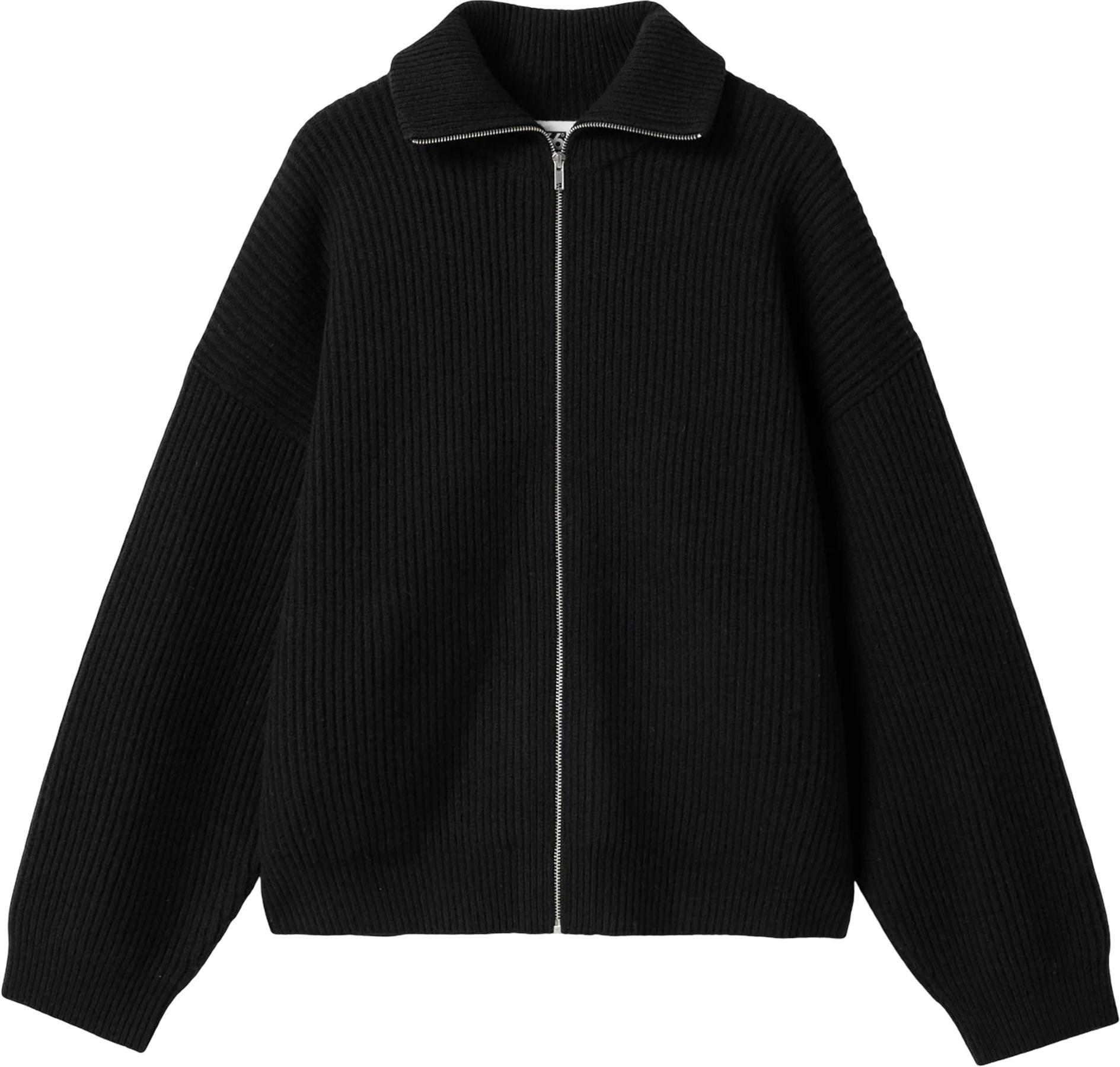 Product image for Vonarstræti Zipped Wool Sweater - Unisex