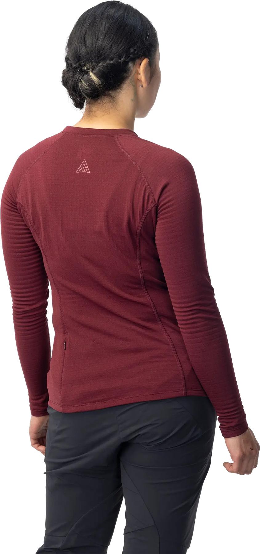 Numéro de l'image de la galerie de produits 2 pour le produit Maillot de vélo à manches longues et col rond Gryphon - Femme