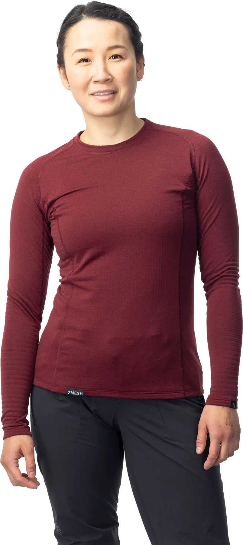 Image de produit pour Maillot de vélo à manches longues et col rond Gryphon - Femme