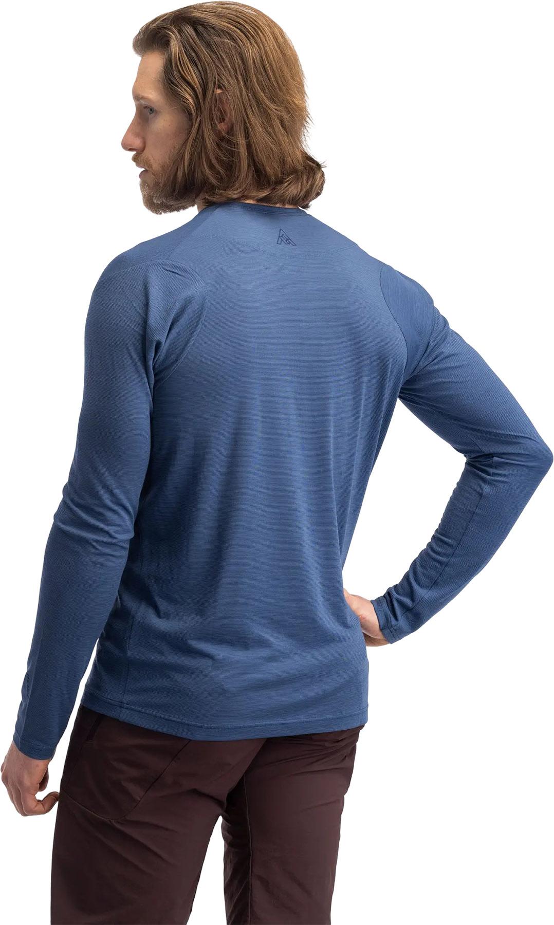 Product gallery image number 2 for product Desperado Merino Long Sleeve Henley Shirt - Men's