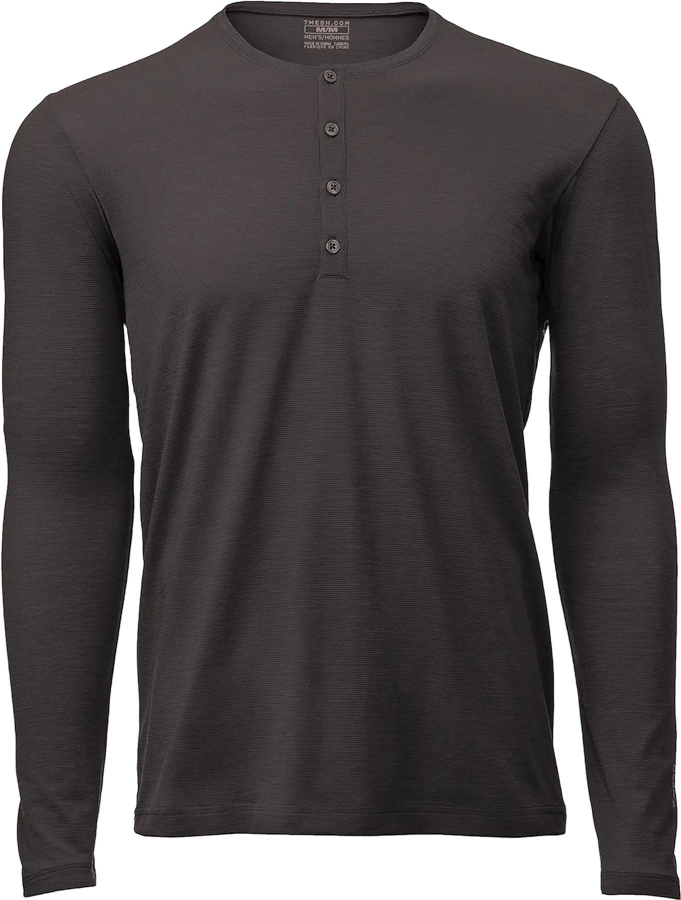 Image de produit pour Chandail à col boutonné à manches longues en mérinos Desperado - Homme