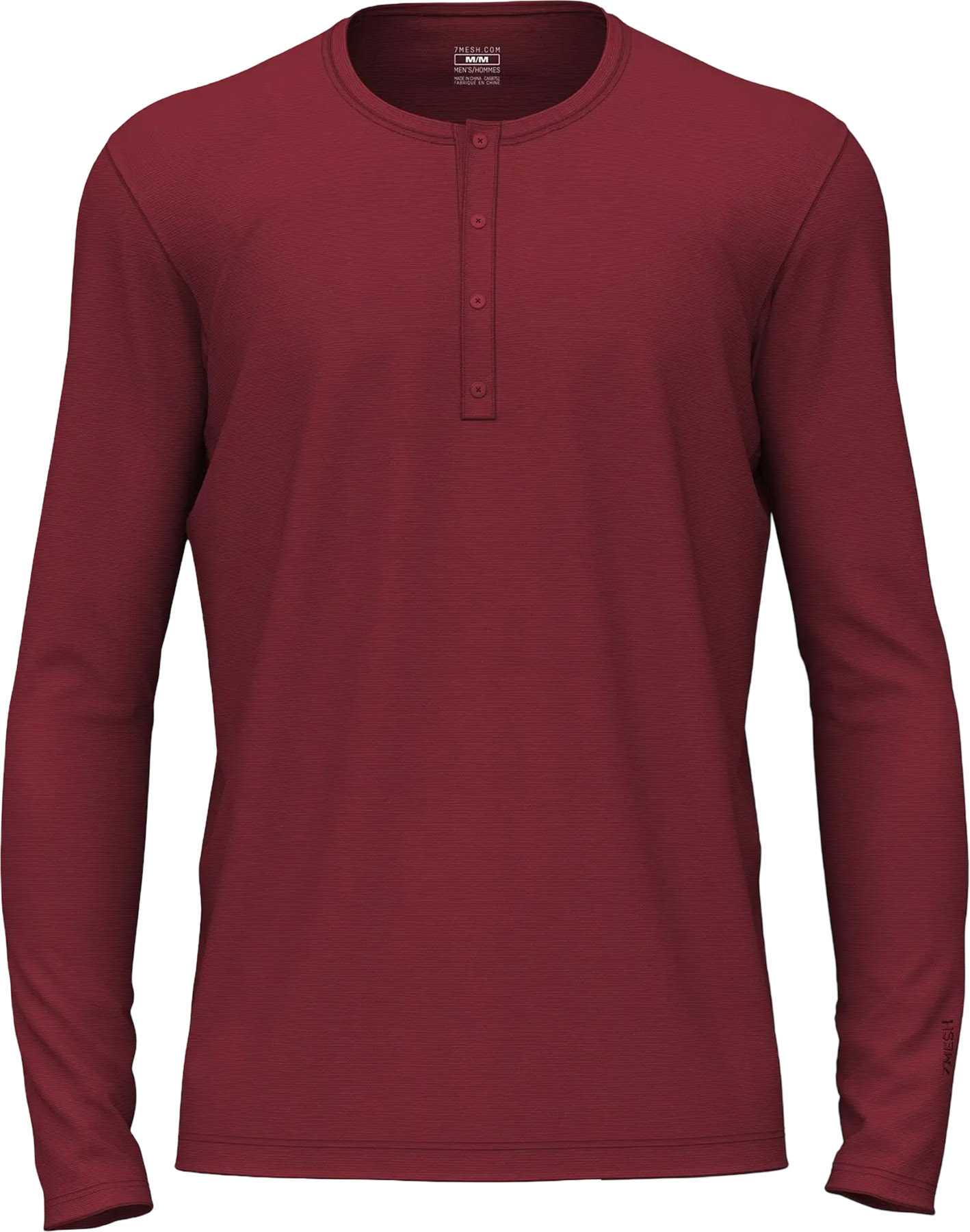 Product image for Desperado Merino Long Sleeve Henley Shirt - Men's
