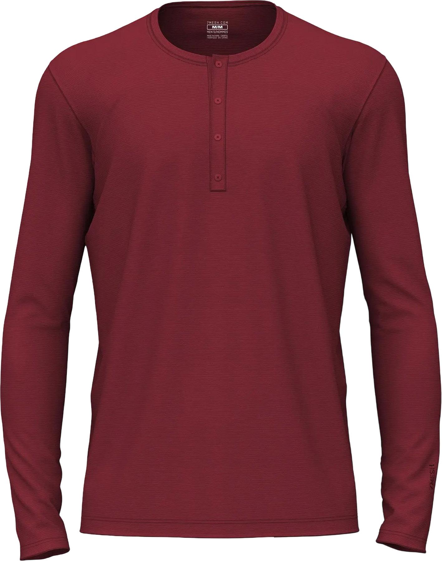 Product image for Desperado Merino Long Sleeve Henley Shirt - Men's