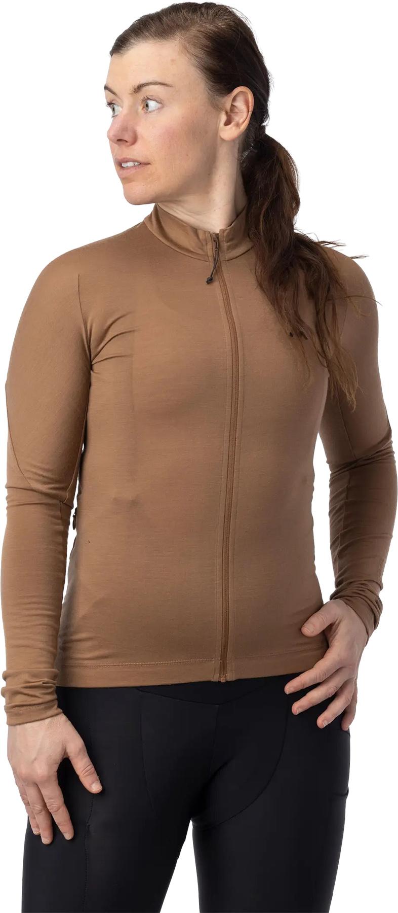 Product image for Ashlu Merino Blend Long Sleeve Cycling Jersey - Women's