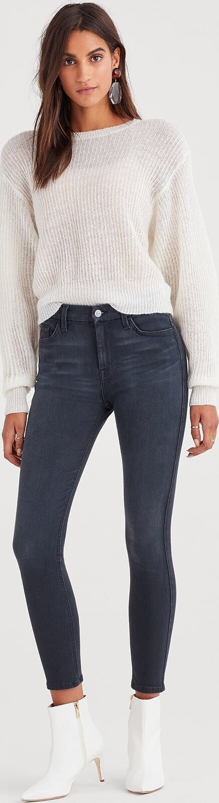 Product gallery image number 3 for product The Highwaist Ankle Skinny Denim - Women's