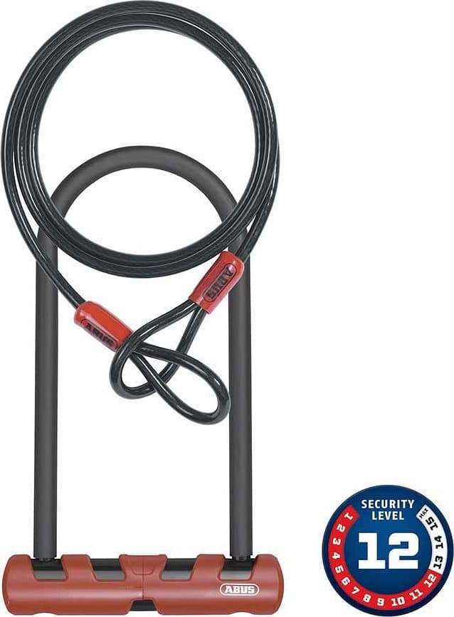 Product gallery image number 1 for product Ultimate, U-Lock and cable With USH bracket - 160mmx230mm