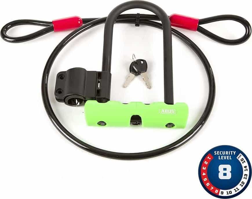 Product image for Ultra Mini + Cobra U-Lock and cable - 150mmx180mm