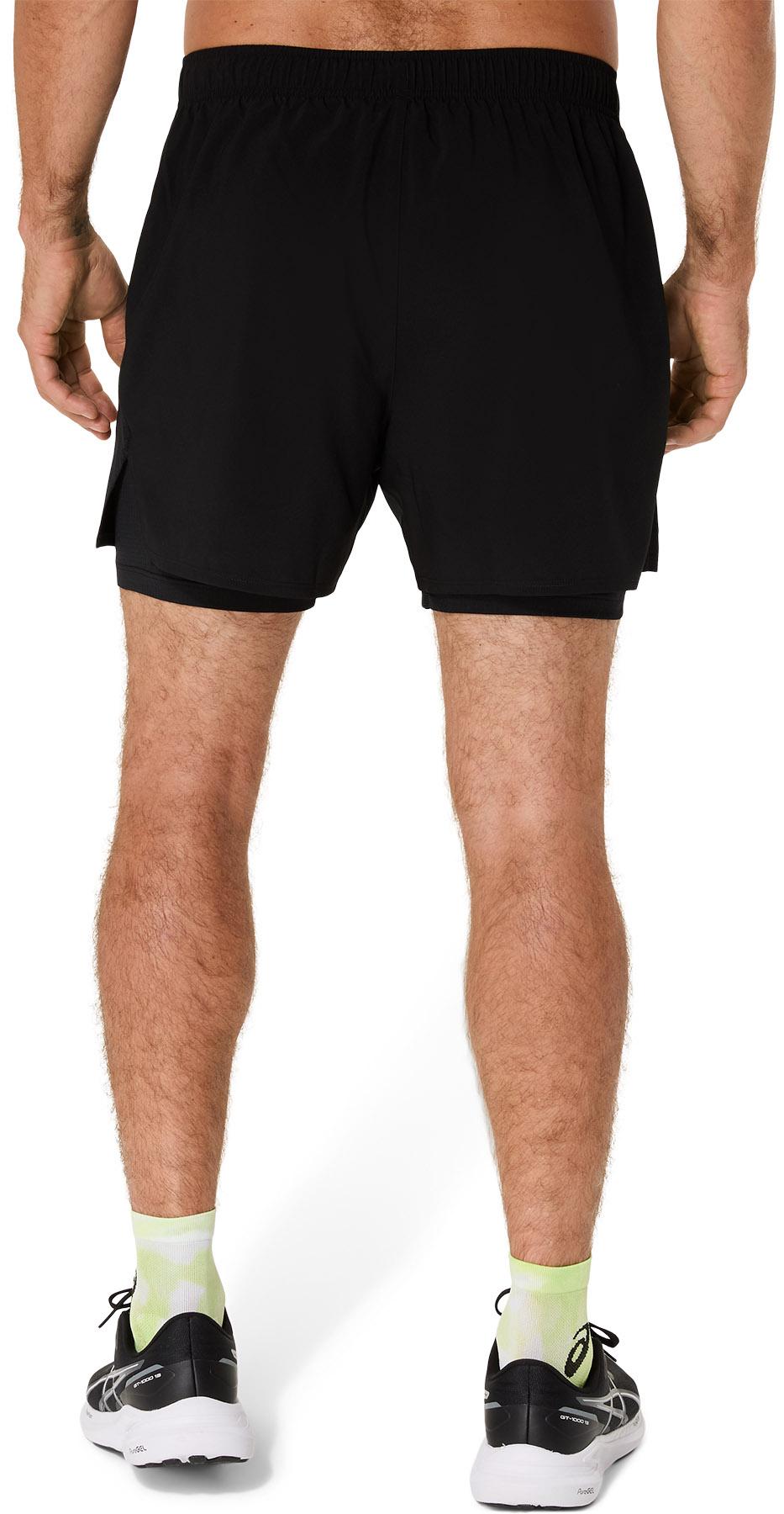 Product gallery image number 2 for product Asics Silver 2-in-1 Shorts 5" - Men's