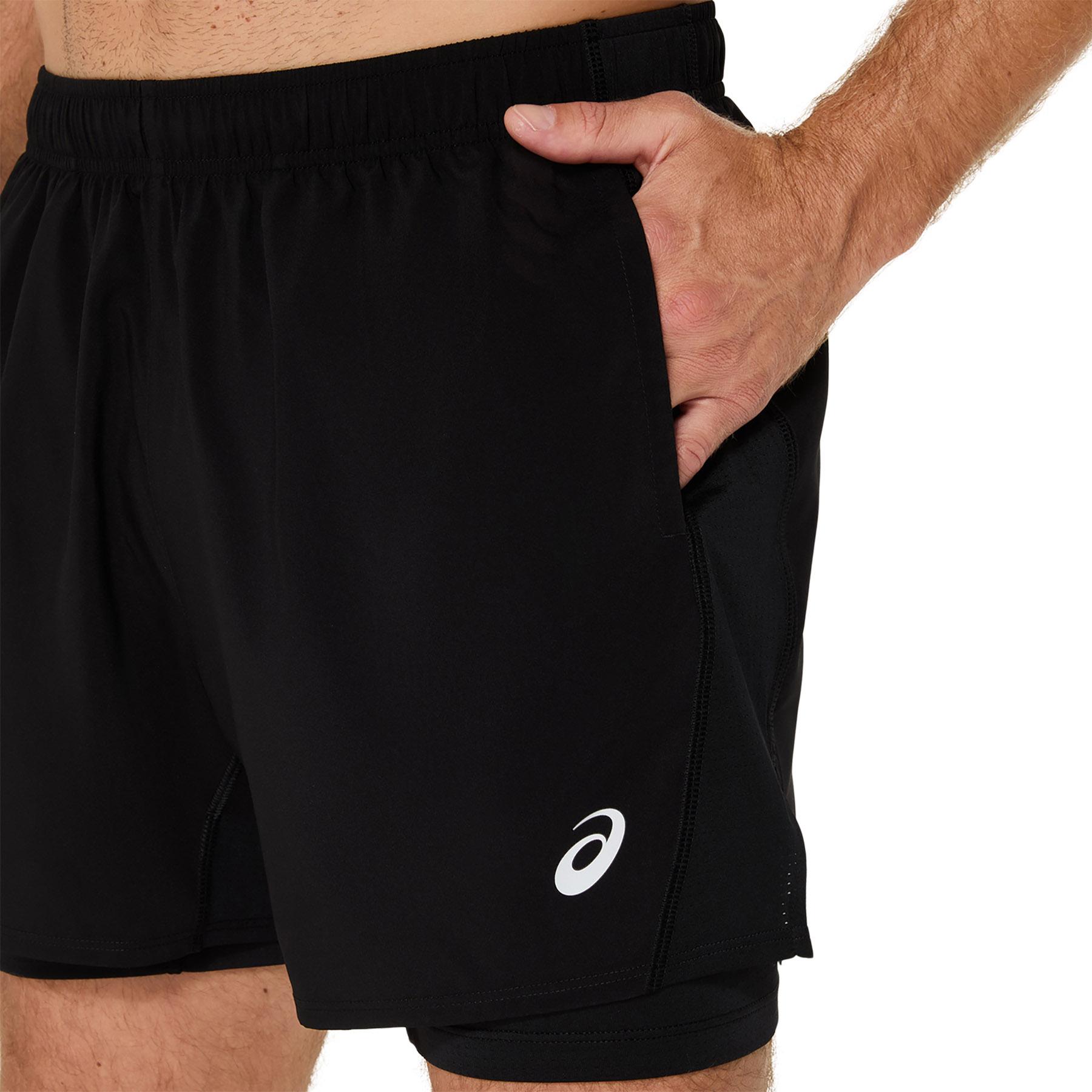 Product gallery image number 4 for product Asics Silver 2-in-1 Shorts 5" - Men's