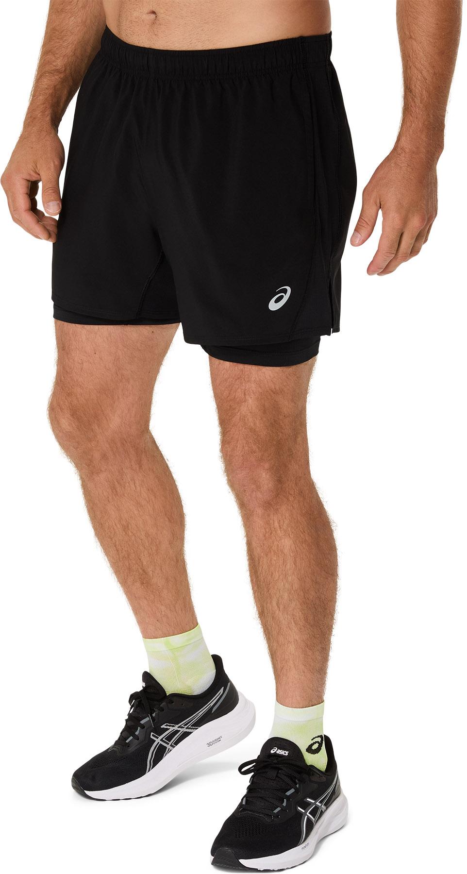 Product gallery image number 3 for product Asics Silver 2-in-1 Shorts 5" - Men's