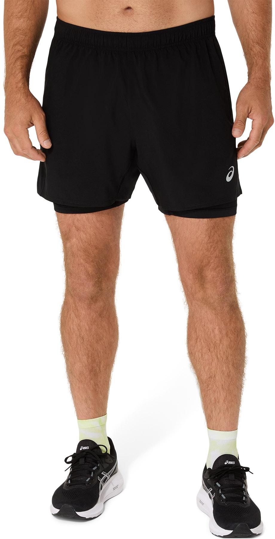 Product image for Asics Silver 2-in-1 Shorts 5" - Men's