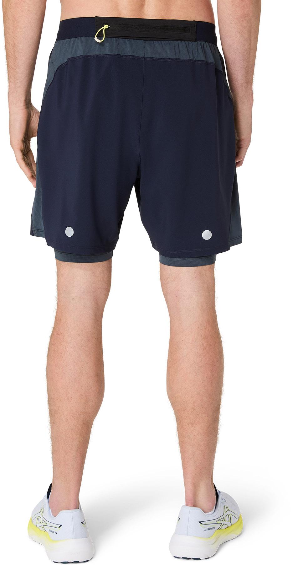 Product gallery image number 3 for product Short de course 2-N-1 Road 7" - Homme