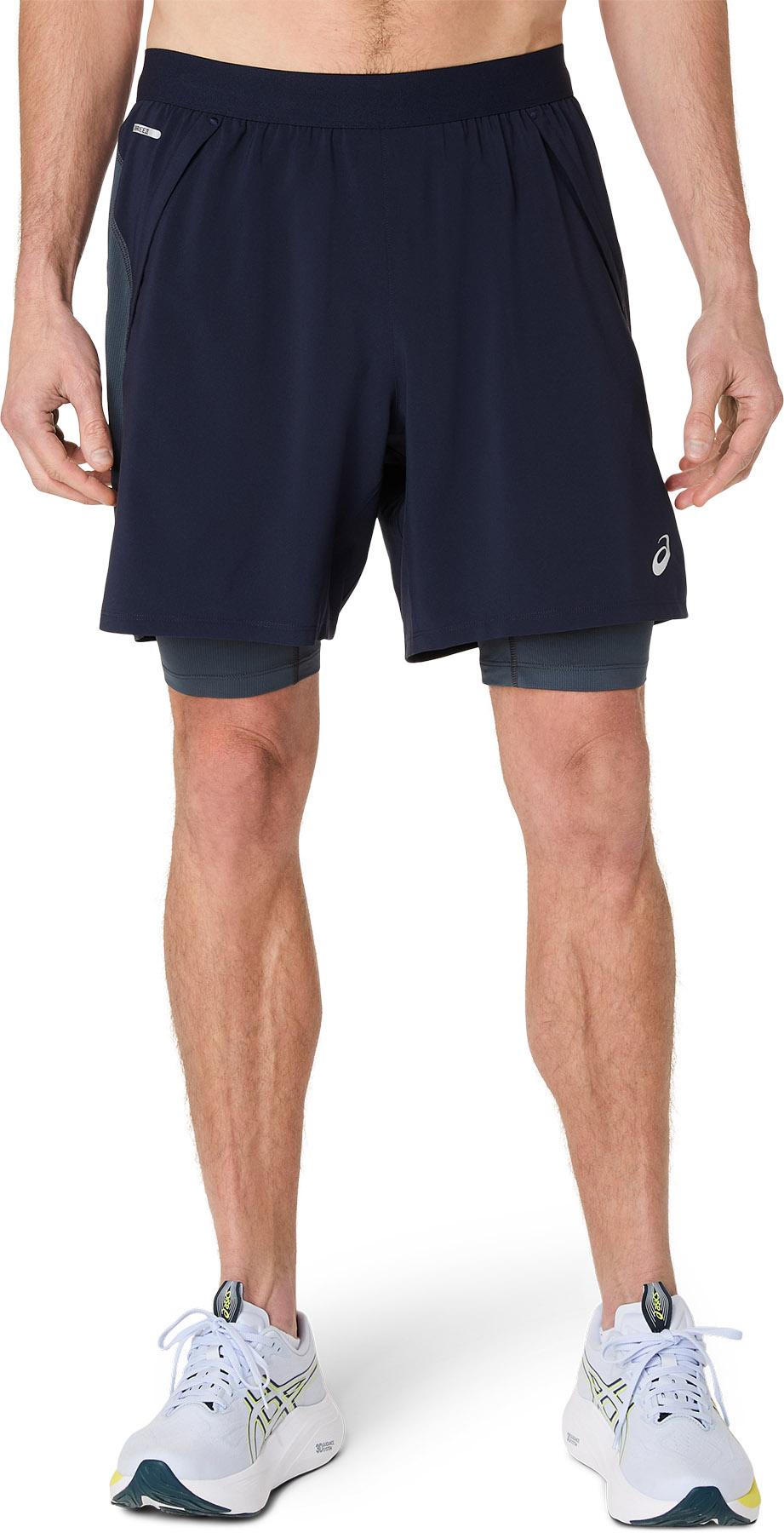 Product image for Short de course 2-N-1 Road 7" - Homme