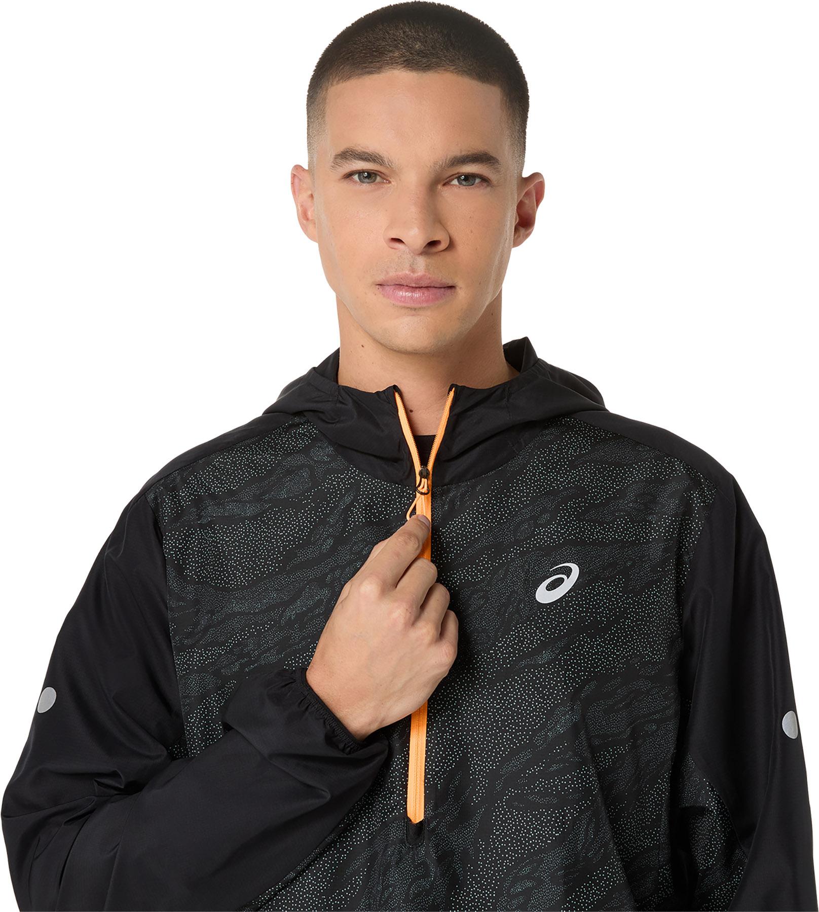 Product gallery image number 2 for product Manteau à capuchon coupe-vent pliable Fujitrail - Homme 