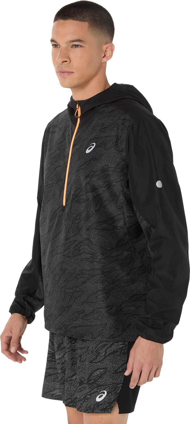 Product gallery image number 6 for product Manteau à capuchon coupe-vent pliable Fujitrail - Homme 