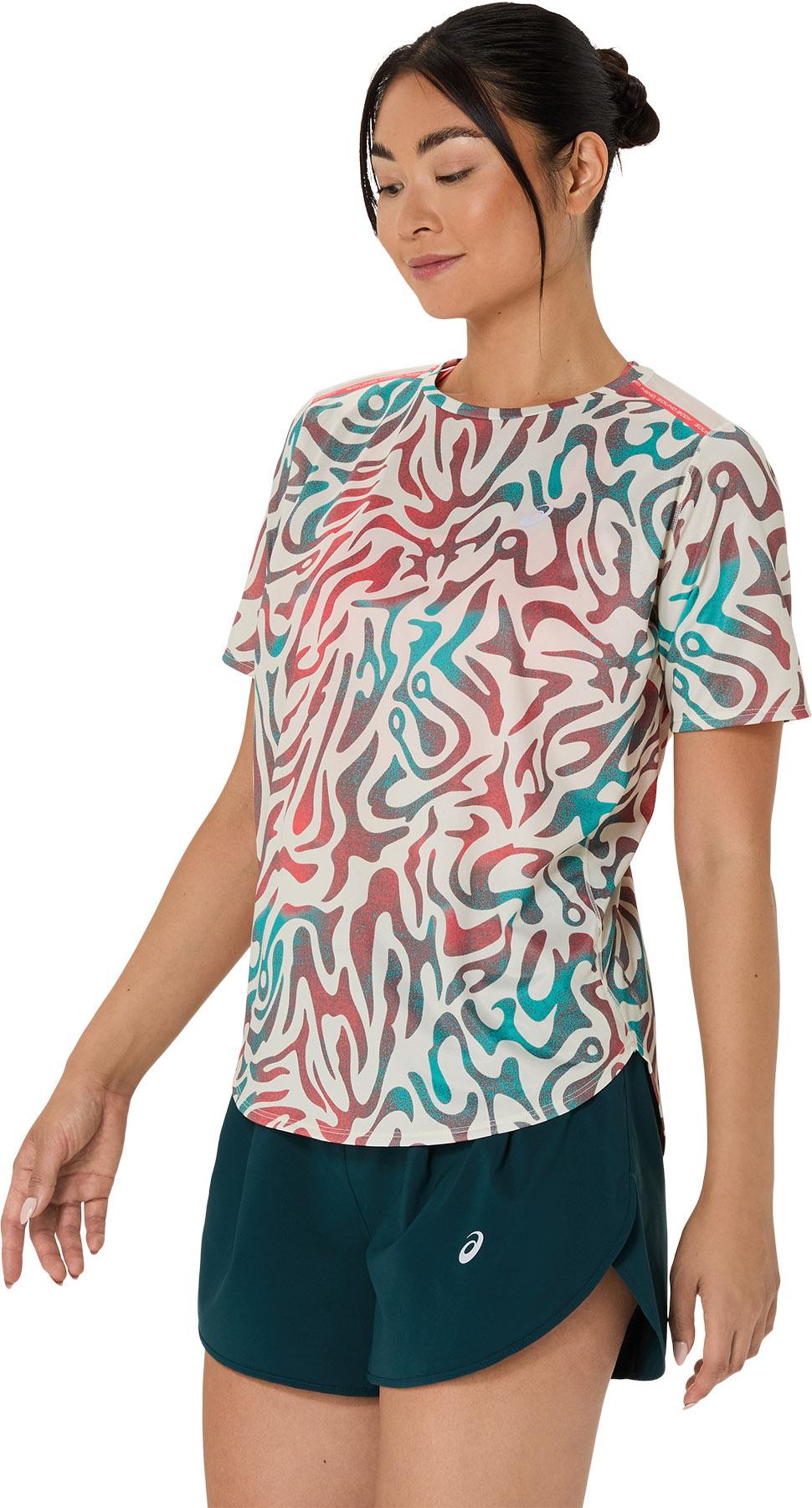 Product gallery image number 4 for product Haut à manches courtes à imprimé intégral Road - Femme