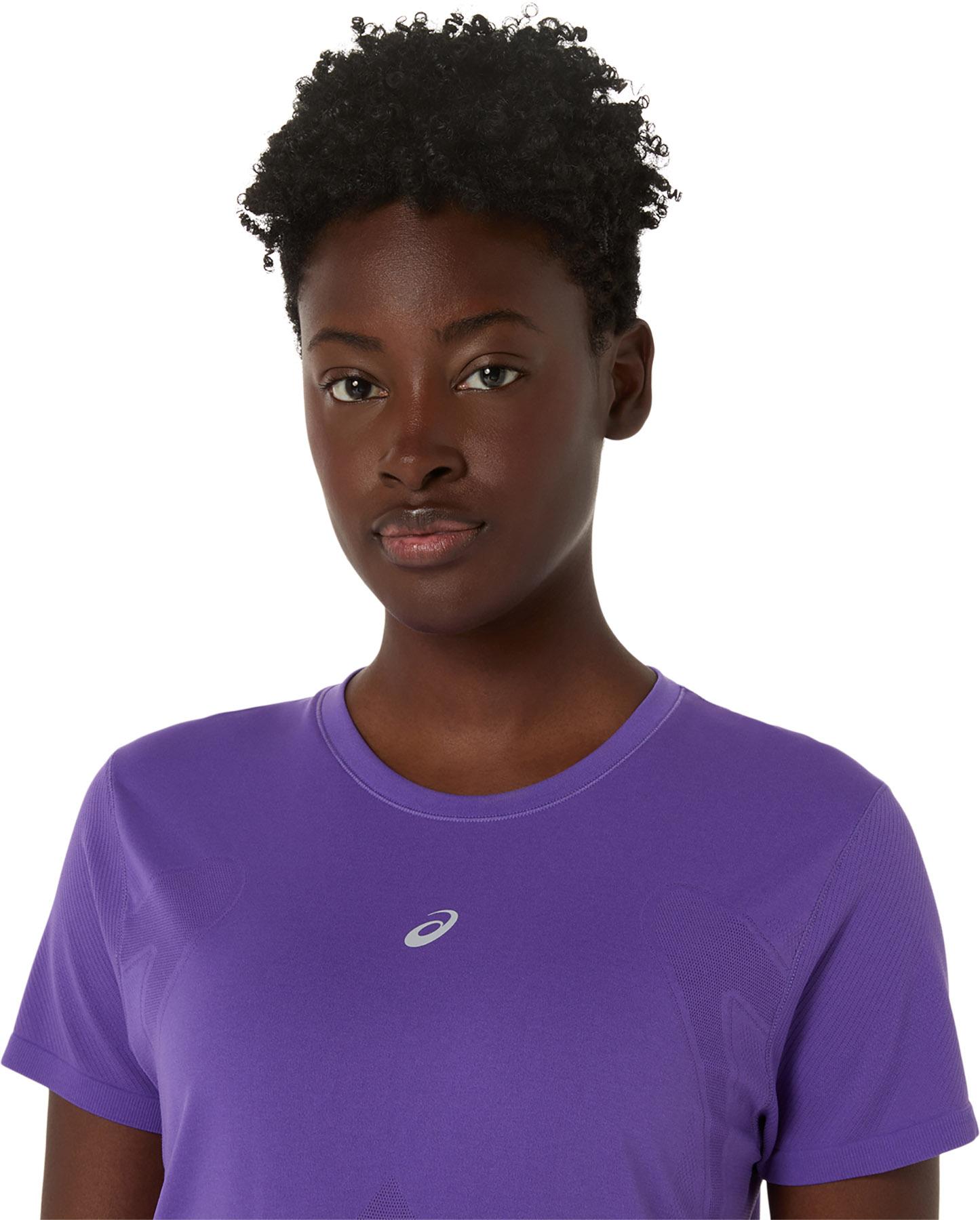 Product gallery image number 3 for product Haut de course à manches courtes sans coutures Road - Femme